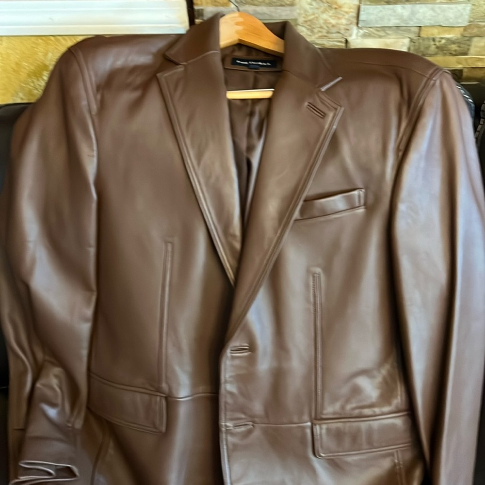 Paul Frederick, leather sports jacket, excellent condition coat